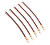 Alipis 5 Pièces Flat Duckbill Metal Hair Clips Non-slip Grip Small Bobby Pins For Women S Updo And Everyday Hairstyling