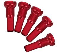 Alipis 5 pièces Lot de Bouchons de Rayons Vélo Alliage Embouts Stables pour Rayons de Capuchons Décoratifs pour Roues VTT et Route Remplacement Facile et Entretien Pratique