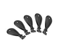 Alipis 5 Pièces Lot de Clés pour Distributeur Essuie-tout et Clés Robustes Plastique Noir pour Usage Commercial et Domestique