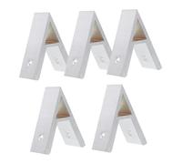 Alipis 5 pièces Lot de Équerres Angle Aluminium pour Profilés Connecteurs Résistants à Oxydation pour Assemblage Industriel et Projets Cnc