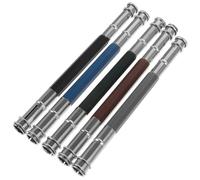 Alipis 5 pièces Lot de Rallonges de Crayon Métal Inoxydable Double Tête Prolongateur Robuste pour Crayons de Couleur Accessoire Compact et Résistant pour Dessin et Écriture Scolaire