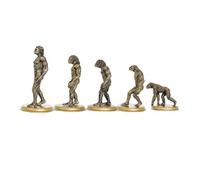 Alipis 5 pièces Modèle Peuple Ancien Figurine Homme Singe Simulation Éducative pour Garçon Fille Apprentissage Histoire Évolution