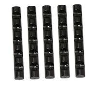 Alipis 5 pièces Support de Stylo Nail Art Plastique Noir Porte-pinceaux Nail Brush Organizer Portable pour Manucure Rangement Compact Outils