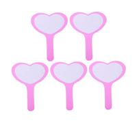 Alipis 5 pièces Tableau Blanc Portable Effaçable Forme Cœur Tableau de Score Unilatéral Planchette à Main pour Juges Vote et Notation Pratique