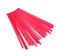 Alipis 50 Pièces De Matériau De Tissage en Bambou Chips De Tissage De Lampe Tissage Matériel Éventails à Main DIY Fournitures De Vannerie Bandes De Tissage en Bambou Os De Fan Rouge