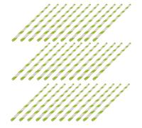 Alipis 50 Pièces Lot de Bâtonnets Papier Rayés pour Barbe à Papa Compatibles Machines Automatiques Sticks Alimentaires pour Fêtes et Événements