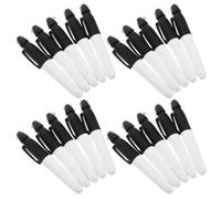 Alipis 50 Pièces Mini Marqueur Permanent de Golf avec Clip Triangle Noir | Porte-clés, Plastique Léger, Usage Quotidien, pour Balles et Clés, Extérieur et Travail