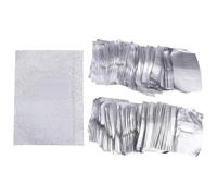 Alipis 500 Feuilles D’Aluminium pour Ongles Tampons en Coton Non Pelucheux 5 Paquets de 100 Pièces Dissolvant pour Vernis à Ongles Gel Usage Professionnel et Domestique pour