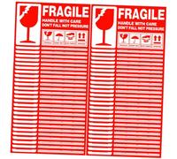 Alipis 500 pièces Autocollants Avertissement Fragile Étiquettes Autoadhésives pour Colis Emballage Protection Fragile Facile à Appliquer