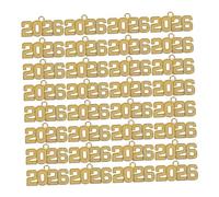 Alipis 50pièces Breloques Alliage pour Porte-clés Pendentifs de Diplôme Breloques Année Accessoires Bijoux Créations Loisirs
