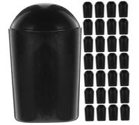 Alipis 50pièces Lot De Bouchons Caoutchouc Pour Vis De Cintre Protections De Filetage Embouts Ronds Pour Étagères Et Crochets