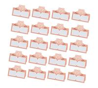 Alipis 50pièces Marque-place Papier Vintage Porte-noms Pour Mariage Fête Table De Fête Lot De Rose