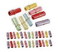 Alipis 50Pièces Mini Bouteille de Souhaits Transparent Lot de Capsules Colorées pour Messages Amour Amitié