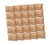 Alipis 50Pièces Petites à Papier pour Mariage Saint Valentin Coussin Élégantes Décorative pour Dragées Douceurs