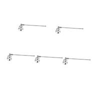 Alipis 5Pcs extincteur à Bougie House Blaze Éteignoir de sécurité voiv Flamme Titulaires mèche Rechargeable Outil pour éteindre Une Bougie Housses d'éteignoirs Multi-usages Le Fer Silver