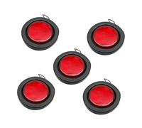 Alipis 5Pièces Feu De Gabarit LED Rouge De Lampes Indicateurs Ronds Pour Camion Remorque Et Haute Luminosité Et Consommation Énergie
