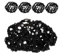 Alipis 5pièces Filet à Chignon pour Femmes Filets à Cheveux Couvre-chignon sans Marque Outil de Coiffure Adapté Cheveux Fins Épais Usage Formel Décontracté