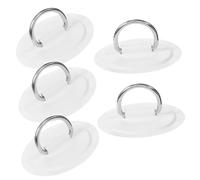 Alipis 5pièces Patch Anneau Lot de PVC pour Kayak Et Planche De Surf pour Suspendre Cadenas Et Matériel d Escalade Plein Air