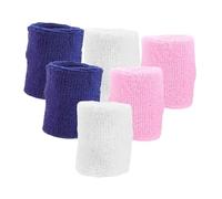 Alipis 6 Pièces Bande de Musculation pour Poignet Protection de Poignet Sport Bandeau de Bande pour Sport Gym