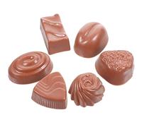 Alipis 6 Pièces Chocolat Simulé Modèle De Table En Chocolat Faire Semblant De Jouet Alimentaire Modèles Daffichage De Nourriture Décor Faux Gâteau 3d Échantillon Appartement Pvc