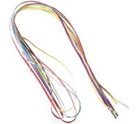 Alipis 6 pièces Colored Hair Braiding Ropes For Hair String Accessories Lightweight Smooth Surface Safe Materials