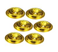 Alipis 6 Pièces Flotteur D'huile Support De Lampe à Huile à Mèche Lampe Mèche Titulaire Bouddhiste Mèches De Bougie en Fibre De Verre Bougie Mèche Porte- Aluminium Petit Lumière Éternelle