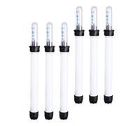 Alipis 6 Pièces Indicateur Humidité Plante pour Pot de Fleurs en Plastique Blanc Jauge de Profondeur d'eau et Rappel de Pénurie d'eau, Design Simple et Fonctionnel