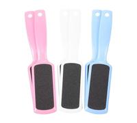 Alipis 6 pièces Kit de Râpes Double Face pour Exfoliateur Manuel pour Peau Dure Durillons et Callosités Soin Complet des Portable et Réutilisable Couleurs Rose Bleu Blanc