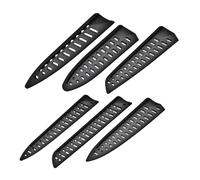 Alipis 6 pièces Protections Couteaux Plastique Housses Universelles Résistantes Aux Chocs Protège Lames Sûres pour Ustensiles Cuisine Manchons Multifonctions Set Complet pour Rangement