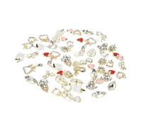 Alipis 60 pièces Baroque Style Alloy Nail Charms DIY Nail Art Decorations For Fingernails Home Creative