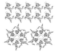 Alipis 60 Pièces Breloques Cheval Sautant Alliage Argenté Pendentifs DIY Bijoux Thème Année Du Cheval Charms Chance pour Décor Nouvel An Chinois et Accessoires Feng Shui