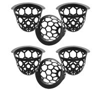 Alipis 6pcs Inserts de Poches de Table de Billard en TPE Noir, Panier Latéral Unique, Retient Boules et Évite Leur Chute, Accessoire Pratique pour Table de Billard