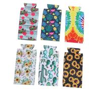 Alipis 6pièces Isolateur pour Cannettes Manchon Isotherme pour Bière Et Soda Couvercle à Ouverture Facile pour Cannette De Styles Assortis