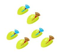 Alipis 6pièces Rallonges De Robinet Pour Garçon Fille De Accessoires Forme De Guide Eau Pratique Pour Lavage Des Mains Design Bleu Et Veinage Citron