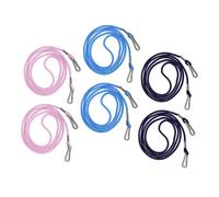 Alipis 6pièces Sangles de Ski Garçon Fille avec Cordon Autour du Cou Clips pour Fixation pour Sports Hivernaux et Extérieurs Couleur Aléatoire