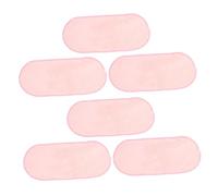 Alipis 6pièces Serviettes Visage Polaire Corail Lot pour Séchage Rapide et Nettoyage Doux comme Lingettes Nettoyantes et Serviettes de Voyage