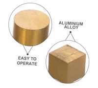 Alipis 7 Pièces Metal Density Cubes And Cylinders Set Iron Aluminum Wood For Physics Experiments Stem Education Science Learning Tools