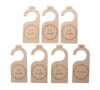 Alipis 7 pièces Séparateurs Bois pour Vêtements Organiseur de Penderie Diviseurs Armoire pour Rangement Vêtements Infantile Décor Pratique pour Chambre