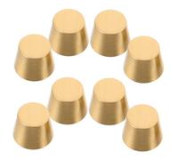 Alipis 8 Pièces Brass Wood Board Riser Feet Conical Stable Furniture Hardware for Jewelry Boxes and Display Trays