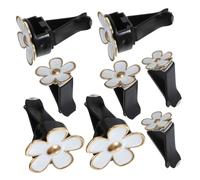 Alipis 8 Pièces Clips de Diffusion Air pour Fleurs de Marguerite de Accessoires Décoratifs pour Aération Parfum et Élégance pour Intérieur