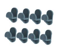 Alipis 8 pièces Clips Support Étagère Congélateur Lot de Crochets Pratiques pour Rangement Frigo Gain de Place Résistante et Sécurisée Accessoires pour Clayette et Balconnet
