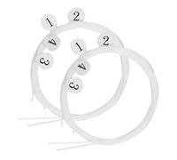 Alipis 8 Pièces Cordes de Ukulélé en Nylon Corde Musicale pour Ukulélé Blanc 4e 0,28mm 3e 0,34mm 2e 0,32mm 1re 0,24mm Son Unique Accessoires