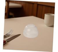 Alipis 8 Pièces Couvercles de Shaker Étanches Plastique pour Boissons Couvercle Anti-éclaboussures pour Tasse à Mixer Thé et Whisky Accessoires Bar Sécurisés et Empilables