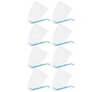 Alipis 8 pièces Filets à Savon pour Visage Filet Mousseur Maille Exfoliante avec Cordon Sac Pochette pour Savon de Toilette et Nettoyage