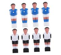 Alipis 8 pièces Lot de Figurines Joueurs de Foot pour Babyfoot Compactes et Résistantes pour Jeu Foot Table Entre Amis et Famille