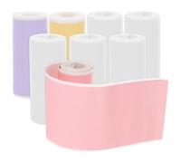 Alipis 8 rouleaux Papier Impression Thermique Auto-adhésif pour Mini Imprimante Étiquettes Autocollantes Adhésion Forte Impression Nette pour Usage Domestique et Professionnel