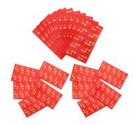 Alipis 80 feuilles Étiquettes Autocollantes Nouvel An Chinois Rouge Planche Décoratives pour Boîtes Cartes Sachets Autocollants Adhésifs Amovibles pour Fête Du Printemps