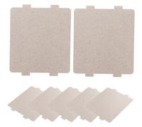 Alipis 8pièces Lot De Plaques De Mica Pour Micro-ondes Couvercle De Guide Ondes De Rechange