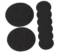 Alipis 8pièces Tapis Isolant Ignifuge pour Brûleur Récupérateur De Cendres Rond Support Spirale Usage Domestique Et Bureau