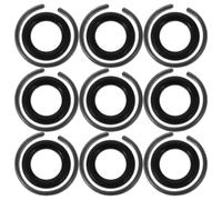 Alipis 9 Jeux D’anneaux de Retenue en Fer avec Joint Torique en Caoutchouc pour Clé à Chocs 1/2 - Accessoires Compatibles Clés Électriques et Pneumatiques, Pièces de Douille Résistantes